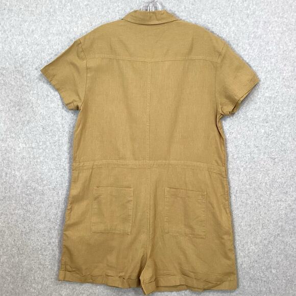 Pact Romper Shorts Size L The Harbour Organic Cotton Hemp Lightweight Casual - Picture 7 of 16